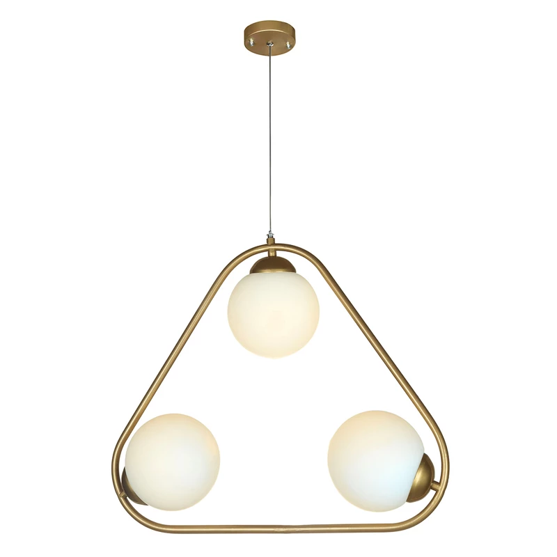 لوستر سه شعله برلیان لوستر کد ۱۲۲۷/3A-WT زیتونی