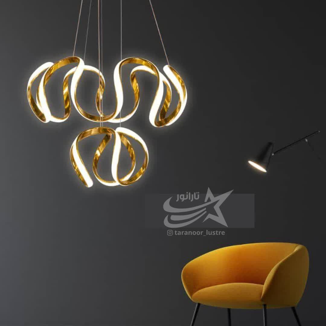 لوسترمدرن برلیان لوستر آناناسی - Image 2